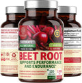 N1N Premium Organic Beet Root Capsules 1300mg 120 cápsulas vegetales