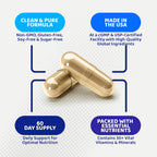 Gusevit Multivitamínico 35 en 1 para Hombres - 120 Cápsulas