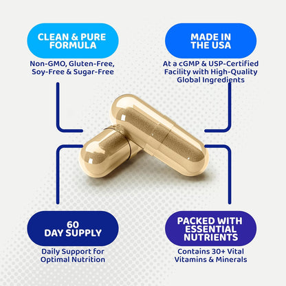 Gusevit Multivitamínico 35 en 1 para Hombres – Zinc: contribuye al funcionamiento normal del sistema inmunitario y – Image 4