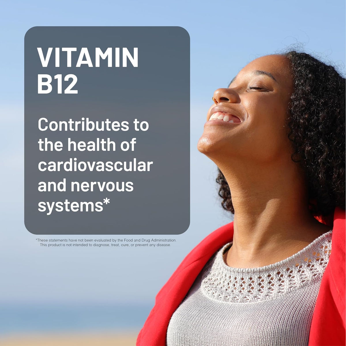 NatureWise Vitamina B12 5000 mcg - Fórmula – Salud del sistema nervioso: La B12 es fundamental para el – Image 10