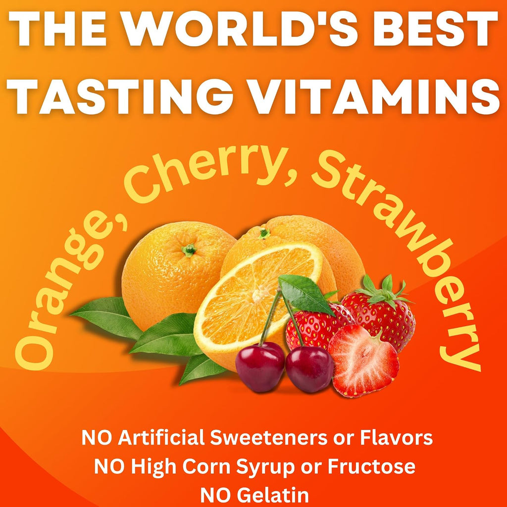 Iman Vitamins Gominolas Multivitamínicas Halal para Niños | Vitaminas C, D, Zinc, A, E, B6, B12, Biotina, Folato, Inositol | 90 Gominolas
