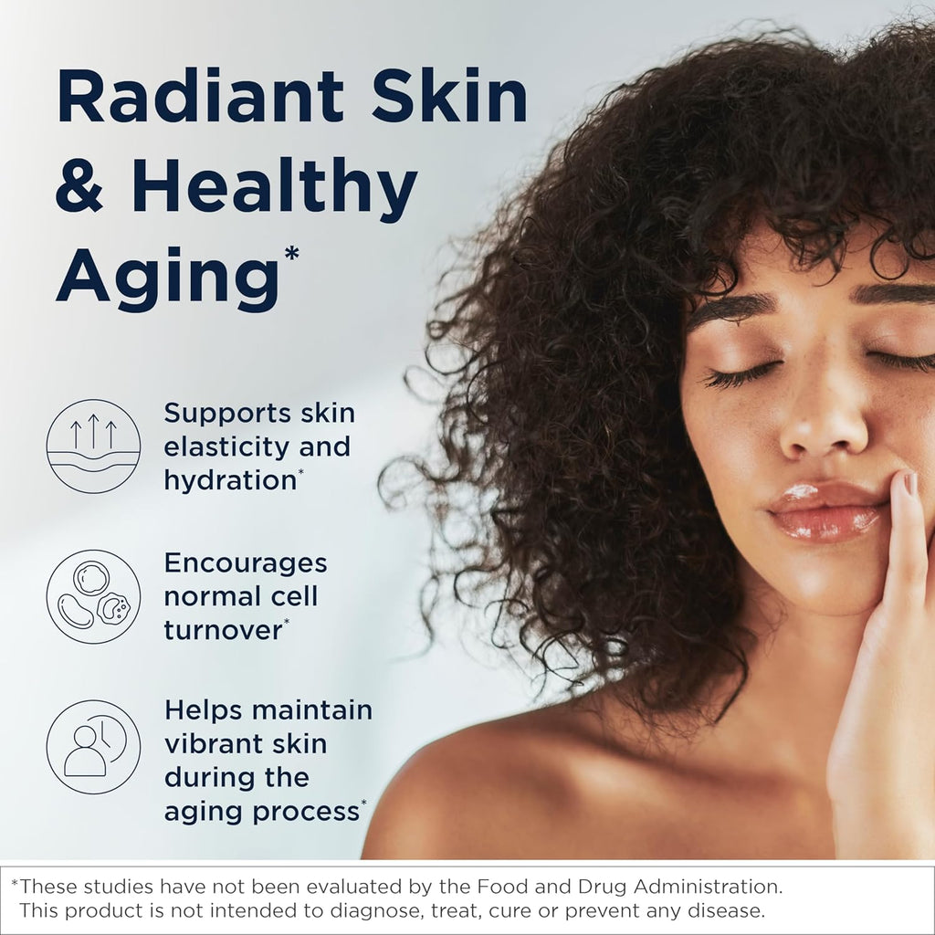 Designs for Health H-S-N Radiance - Vitaminas para Cabello, Piel y Uñas con Biotina, Queratina y Vitamina C (60 Cápsulas)