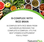 NaturesPlus Complejo B con Salvado de Arroz - 90 Comprimidos
