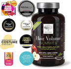 NEW NORDIC Hair Volume Gominolas de Biotina para el Cabello - Pack de 3 (180 gominolas)