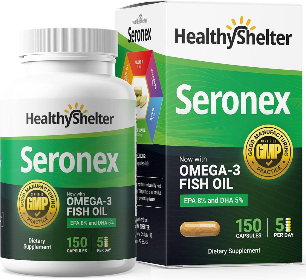 Seronex – Suplemento para la Pigmentación de la Piel con Omega-3, Vitaminas D y B6 | Healthy Shelter