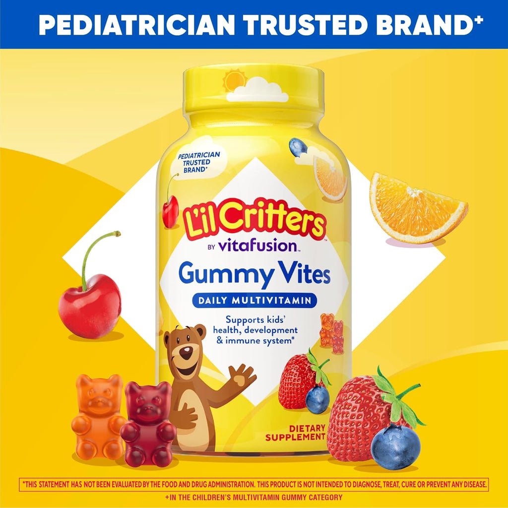 L'il Critters Gummy Vites Multivitamínico Infantil, 190 Gomitas