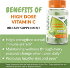Health Supplied Vitamina C Gummies Mega Dosis 1050 mg Sabor Manzana Ácida (2 Envases)