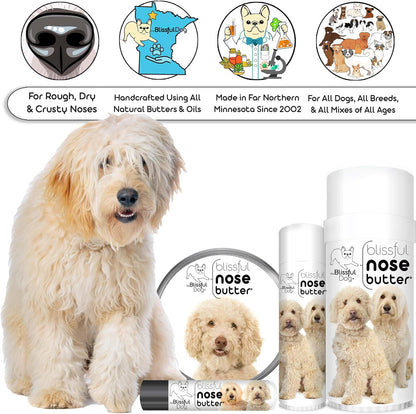 The Blissful Dog Bálsamo para la nariz Goldendoodle - Hidratante nasal versátil para perros, hecho a mano, sin aroma, 56 g – Image 3
