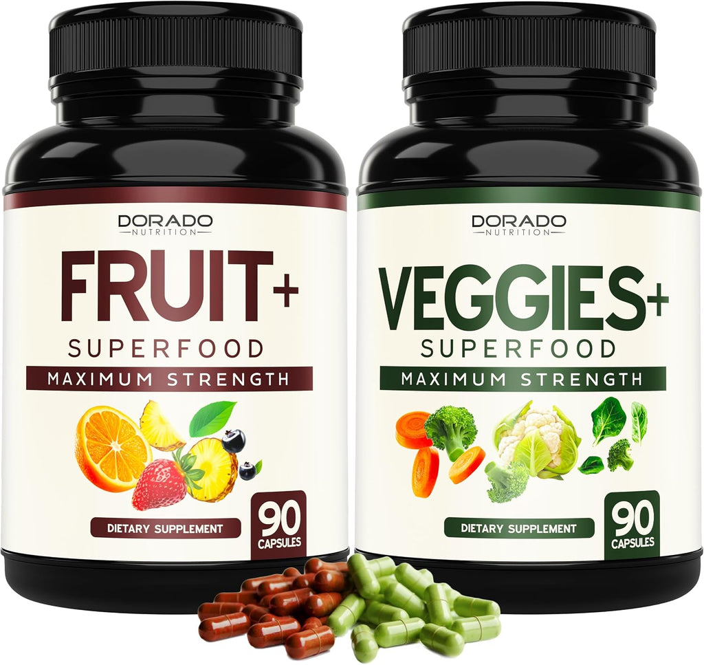 Suplemento de Frutas y Verduras Fruit and Veggies - 180 Cápsulas