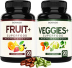 Suplemento de Frutas y Verduras Fruit and Veggies - 180 Cápsulas