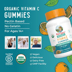 MaryRuth's Gomitas de Vitamina C Orgánicas para Adultos - Sabor Naranja - 60 Gomitas