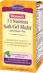 Nature's Secret Multivitamínico para Mujeres 73 Nutrientes, 60 Cápsulas Blandas