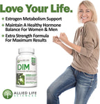 DIM 300 mg con Extracto de Brócoli y Pimienta Negra - 60 Cápsulas Veganas