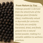 Minature Vidanga Powder (Embelia Ribes) - Polvo de Falso Pimiento Negro - 227g