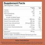 Chewsy - 6 en 1 Apoyo Inmunológico con Saúco, Vitaminas C, A y D, Zinc y Selenio - Caramelos de Fruta Individualmente Envueltos - 6 Días