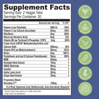 Essential Source Bonita V - Vitaminas para Cabello, Piel y Uñas - 5000 mcg Biotina - 60 Comprimidos Veganos