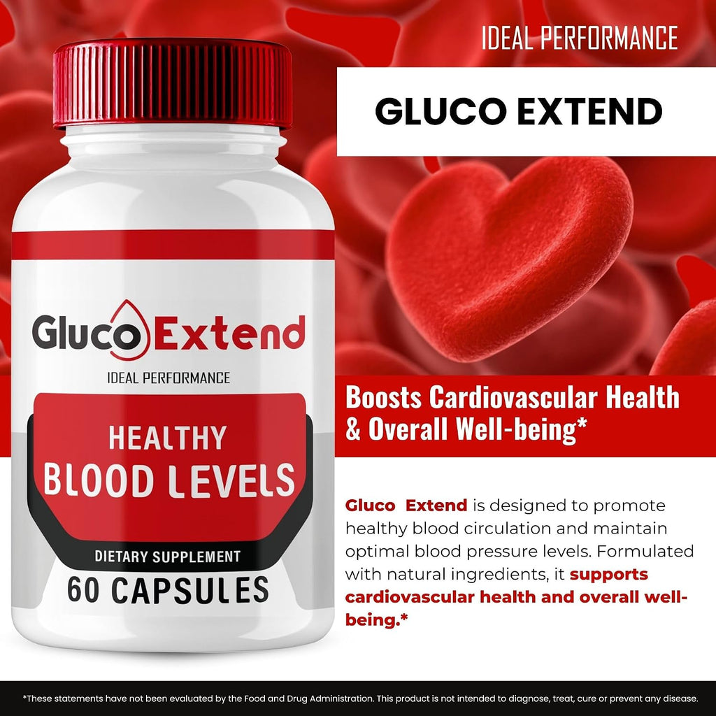 Gluco Extend Cápsulas - Suplemento de Fórmula Natural