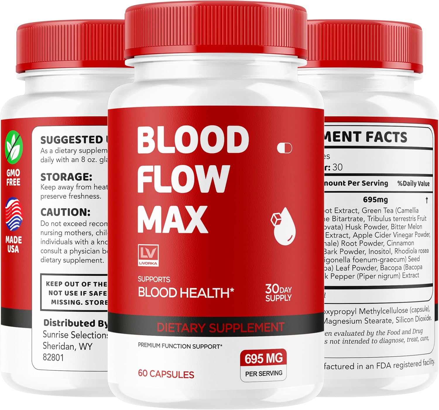Blood Flow Max, 60 Cápsulas – Suplemento para el Bienestar General