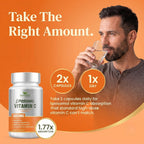 Sundhed Natural Vitamina C Liposomal Pura - 1200 mg por dosis, 120 Cápsulas (2 Meses)