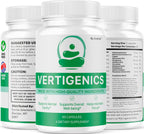 Vertigenics Cápsulas (Pack de 2) - Suplemento Avanzado para la Salud Cerebral, Fórmula Natural, 120 Cápsulas para 2 Meses