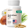 Nourished AndroEase Plus - Equilibrio Hormonal Vegano para Mujeres - Zinc, Reishi, Té Verde y Saw Palmetto - para Energía, Vitalidad y Bienestar Diario - 60 Cápsulas, Hecho en EE.UU.