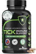 Zenmen Daily Tick Guard - Suplemento Herbal de Apoyo Inmunológico, 180 Cápsulas Veganas