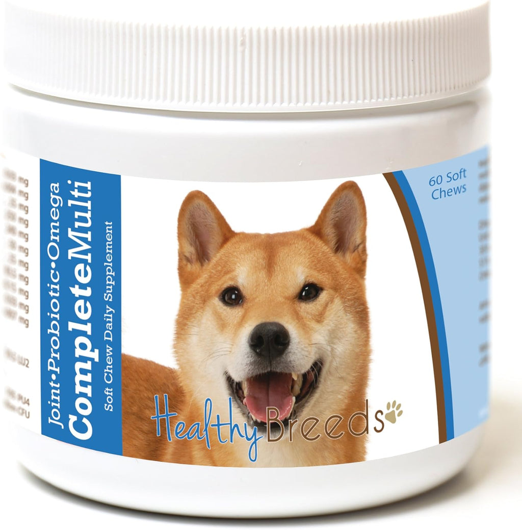 Healthy Breeds Multivitamínico para Perros con Glucosamina y Omega – 60 masticables blandos