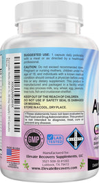 Elevate Recovery Supplements – Hierbas Ayurvédicas 17-en-1, 30 Cápsulas