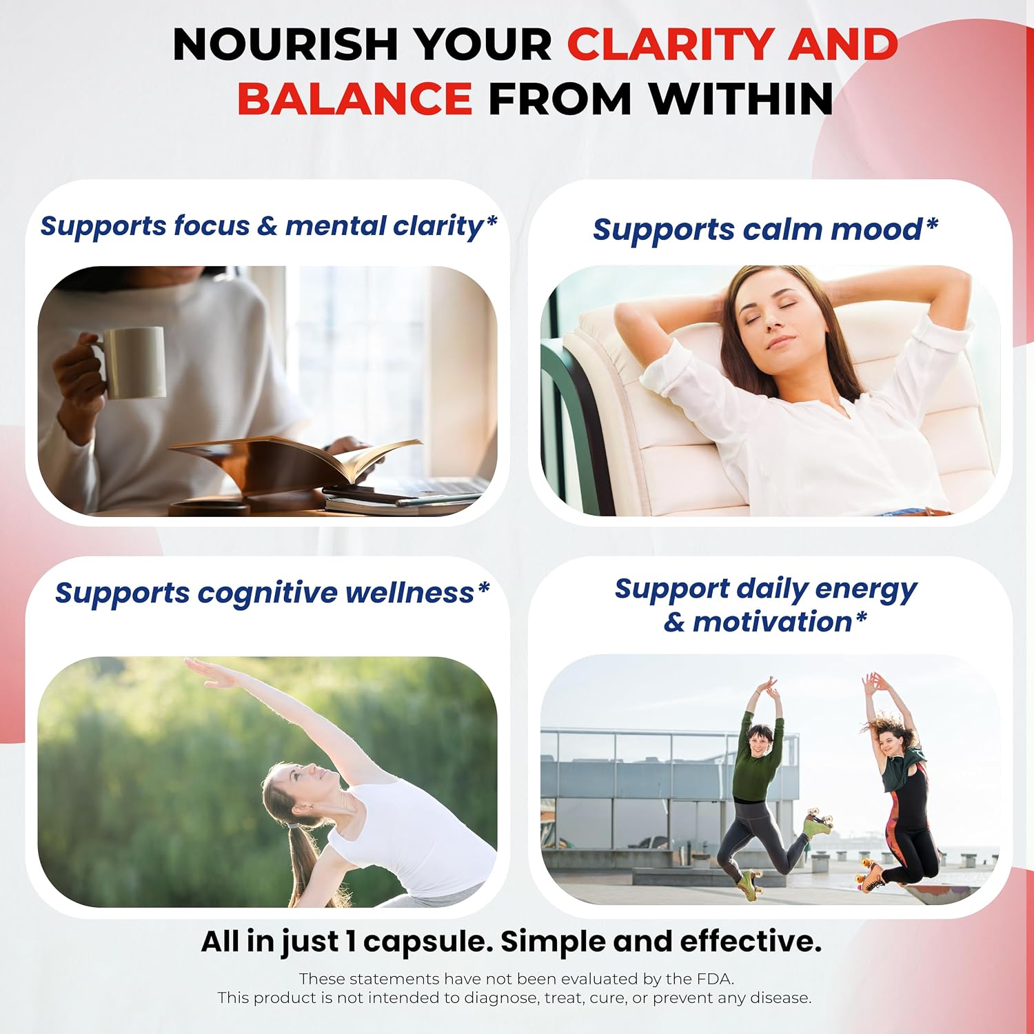 Dopamine Focus - Suplemento con Ashwagandha, 5-HTP, Rhodiola, L-Theanina y Vitaminas B