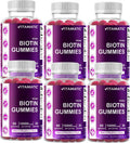 Vitamatic Gomitas de Biotina 10.000 mcg - 60 Gomitas Veganas - Vitamina B7 (6 Envases)
