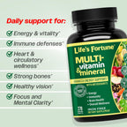 Life's Fortune Complete Multivitamin with Superfoods - 270 Vegetarian Tablets