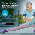 Terry Naturally Healthy Feet & Nerves - Suplemento herbal con vitamina B12 bioactiva - 60 cápsulas