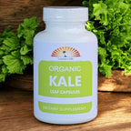 Organic Kale Leaf Powder Capsules 500mg - 120