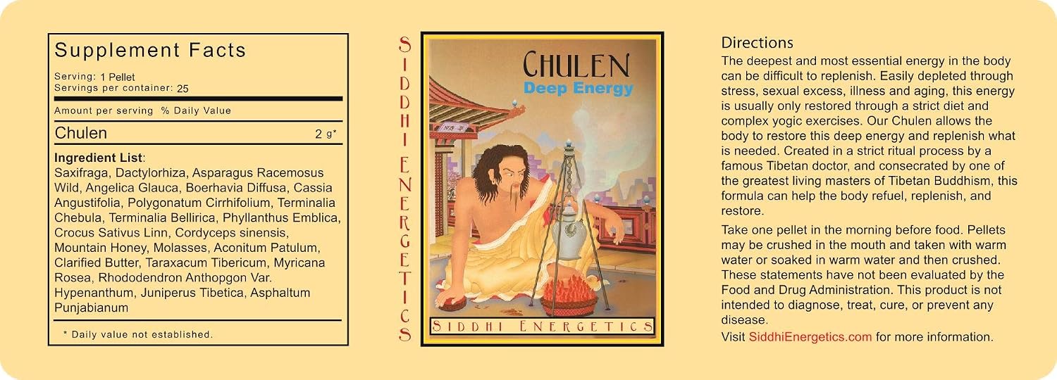 Siddhi Energetics Chulen Tibetano – Suplemento Herbal Tradicional