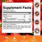 Vitamatic Gominolas de Vitamina D3 (5000 IU) - 60 Gominolas con Sabor Natural a Fresa
