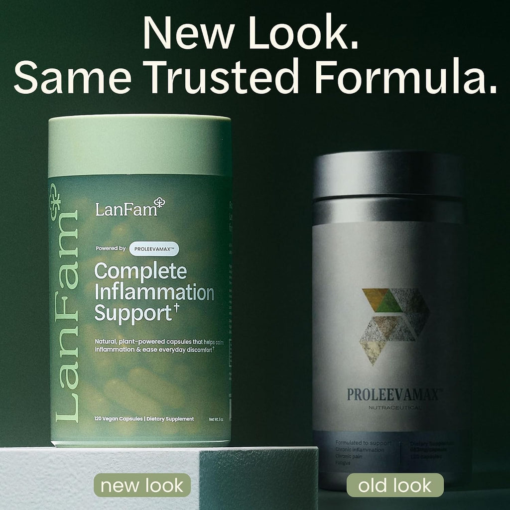 ProleevaMax Suplemento Nutracéutico – Apoyo para Nervios, Músculos y Articulaciones con Cúrcuma, Resveratrol, Ginseng y Boswellia, 13 Ingredientes Naturales, 120 Cápsulas