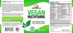Rise-N-Shine Vegan MultiVitamins Complete Daily MultiVitamin and MultiMineral for Men and Women with Over 80 Vitamins, Minerals, Fruits, Vegetables and More 30 Count