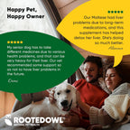 Rooted Owl® Suplemento Hepático para Perros - Cardo Mariano - 60 Cápsulas Veganas