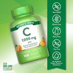 Nature's Truth Vitamina C 1000 mg con Rosa Mosqueta y Bioflavonoides - 100 Cápsulas