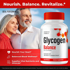 Glycogen Balance Advanced Blood Formula Cápsulas, Suplemento para el Equilibrio de Glucógeno en Sangre - Máxima Potencia, Natural para Circulación Saludable y Niveles Estables (5 Envases)