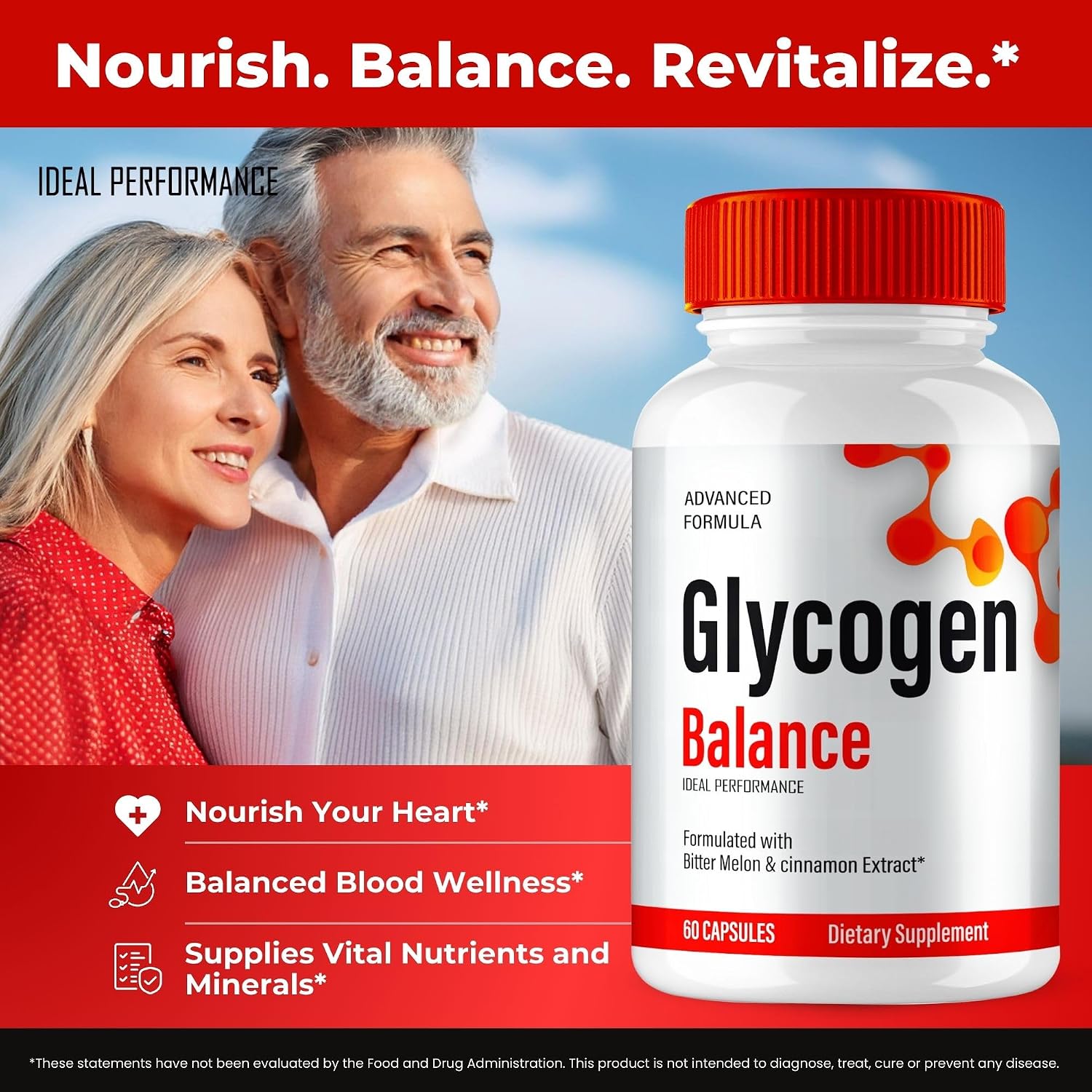 Glycogen Balance Advanced Blood Formula Cápsulas, Suplemento para el Equilibrio de Glucógeno en Sangre - Máxima Potencia, Natural para Circulación Saludable y Niveles Estables (5 Envases)