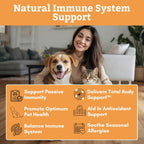 Wholistic Pet Organics Vitamina C en Polvo para Perros y Gatos - Alivio de Alergias y Picazón - Apoyo Inmunológico - 113 g