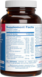 30-in-1 Multivitamínico para Adultos Mayores de 50 con Hierro - Antioxidantes