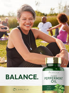 Carlyle Aceite de Menta en Cápsulas | 150 Softgels | Suplemento Herbal