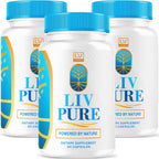 Liv Pure (3 Pack) 180 Cápsulas - Complemento Alimenticio para la Salud Hepática