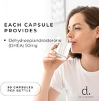 Daily Defense DHEA 50mg para Hombres y Mujeres – 50 Cápsulas
