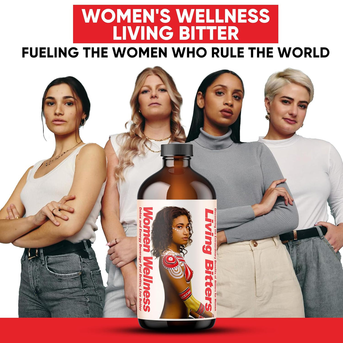 Herboganic Women wellness Living Bitters for overall Health and wellness | 16 Oz – Image 3