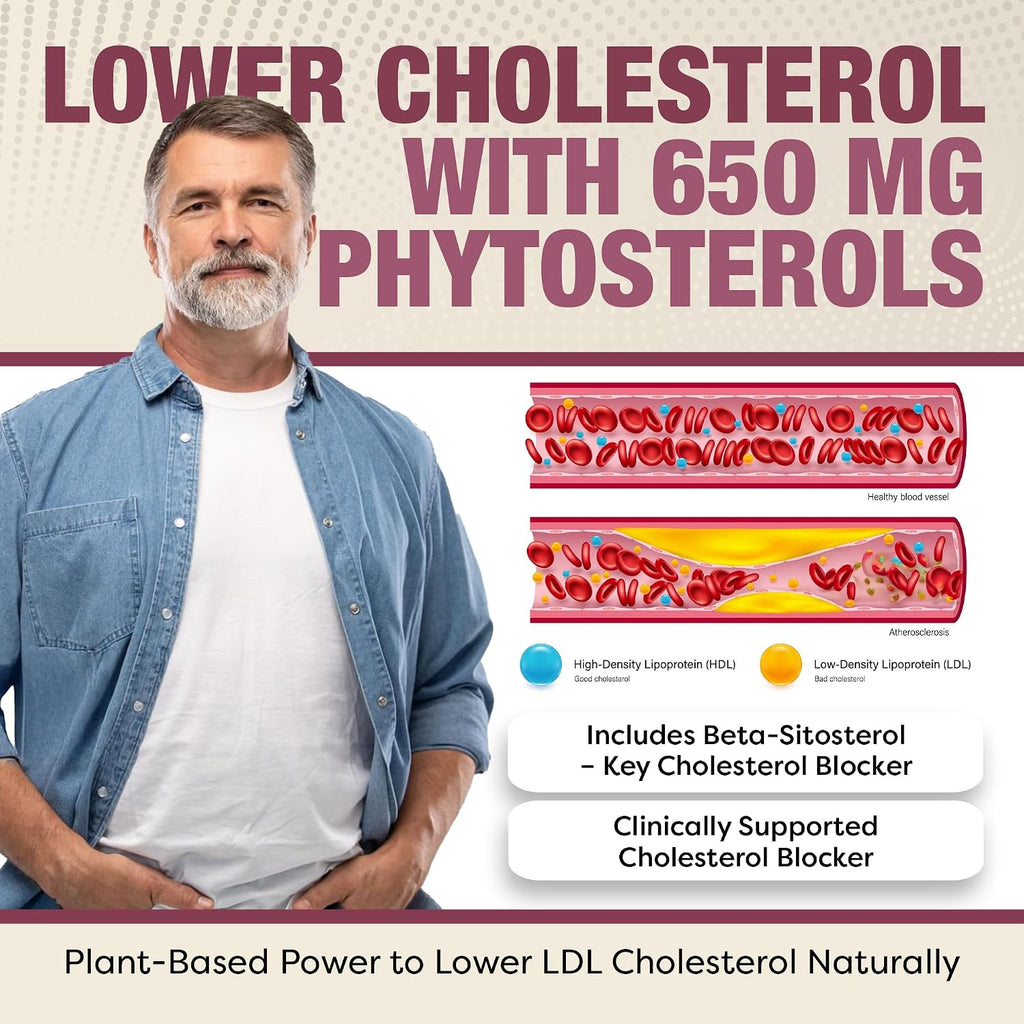 Advanced Cholesterol Health Complex con Esteroles Vegetales - 120 Cápsulas
