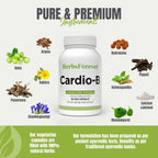 Herbsforever Cardio-B Suplemento Herbal Ayurvédico 90 Cápsulas Vegetales 800 mg