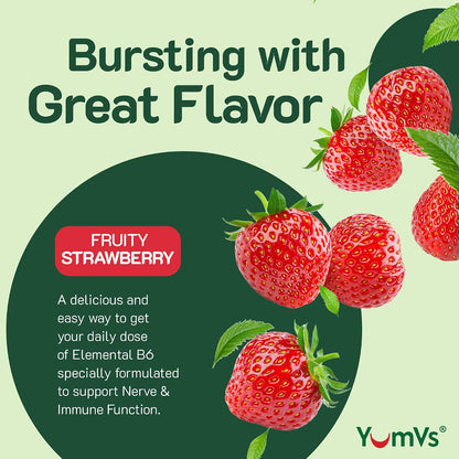 YUM-V'S Gominolas de Vitamina B6 Alta – Formación de glóbulos rojos: Puede contribuir a la formación normal de – Image 3